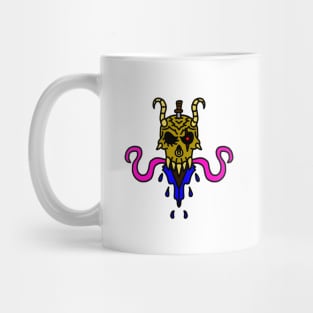 Octo Skull with Horns Mug